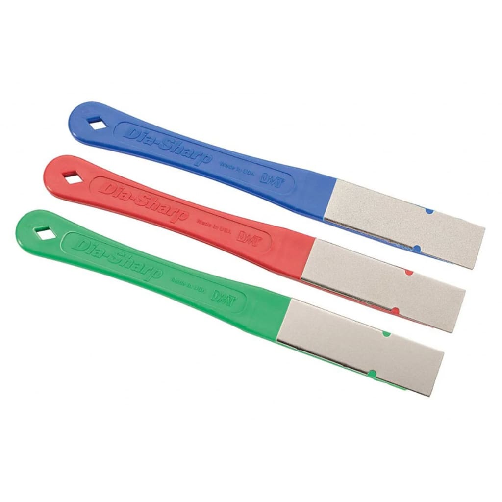 DMT 3-Piece Diamond Flat File Set Dia-Sharp 325/600/1200 Grit