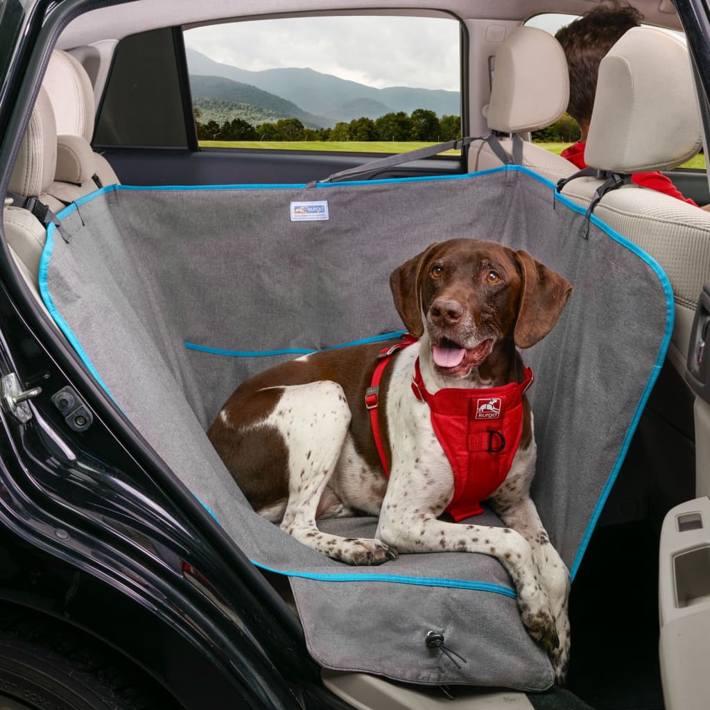 Kurgo Dog Hammock for Half Back Seat Heather Grey