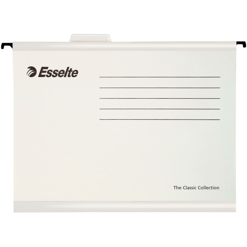 Esselte Reinforced Suspension File 25 pcs White