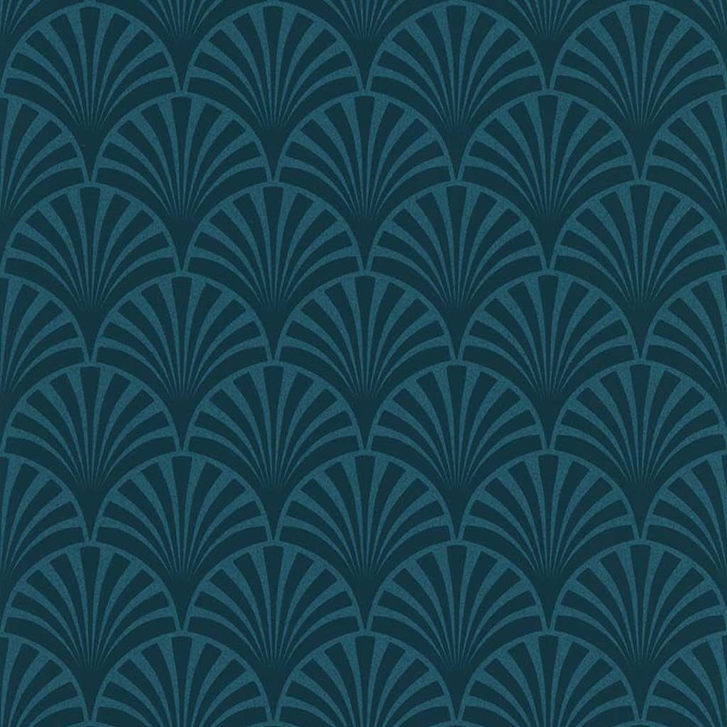 Noordwand couleurs & mati���_res Wallpaper 20's Pattern Artdeco Blue