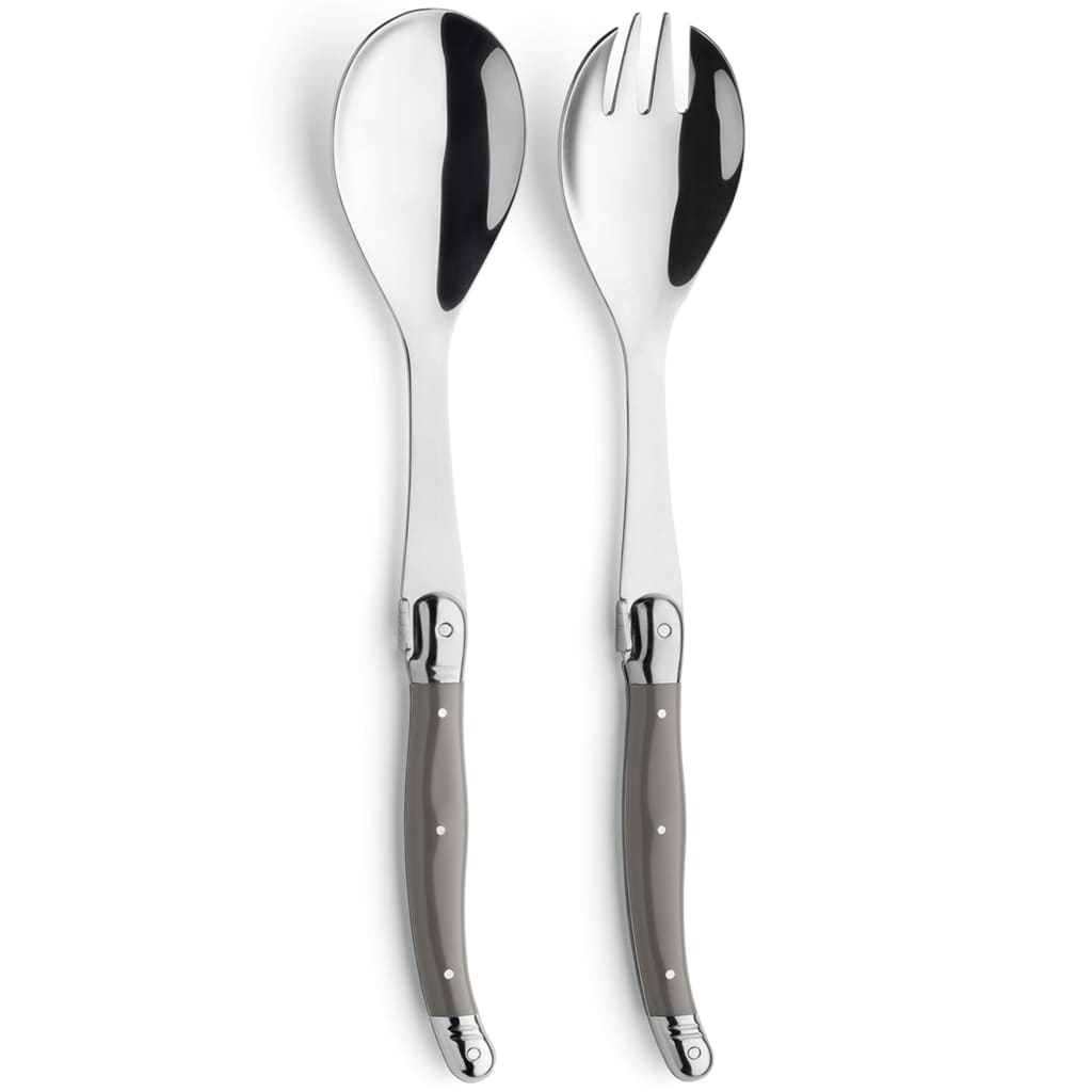 Lou Laguiole 2 Piece Salad Serving Set Tradition Brown