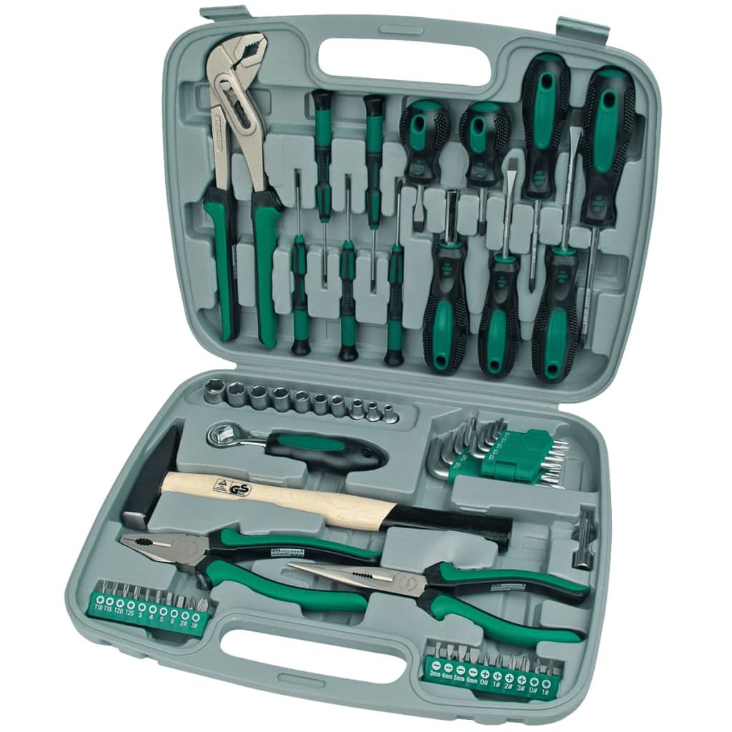 Br�_�”_der Mannesmann 57 Piece Tool Set Green 29057
