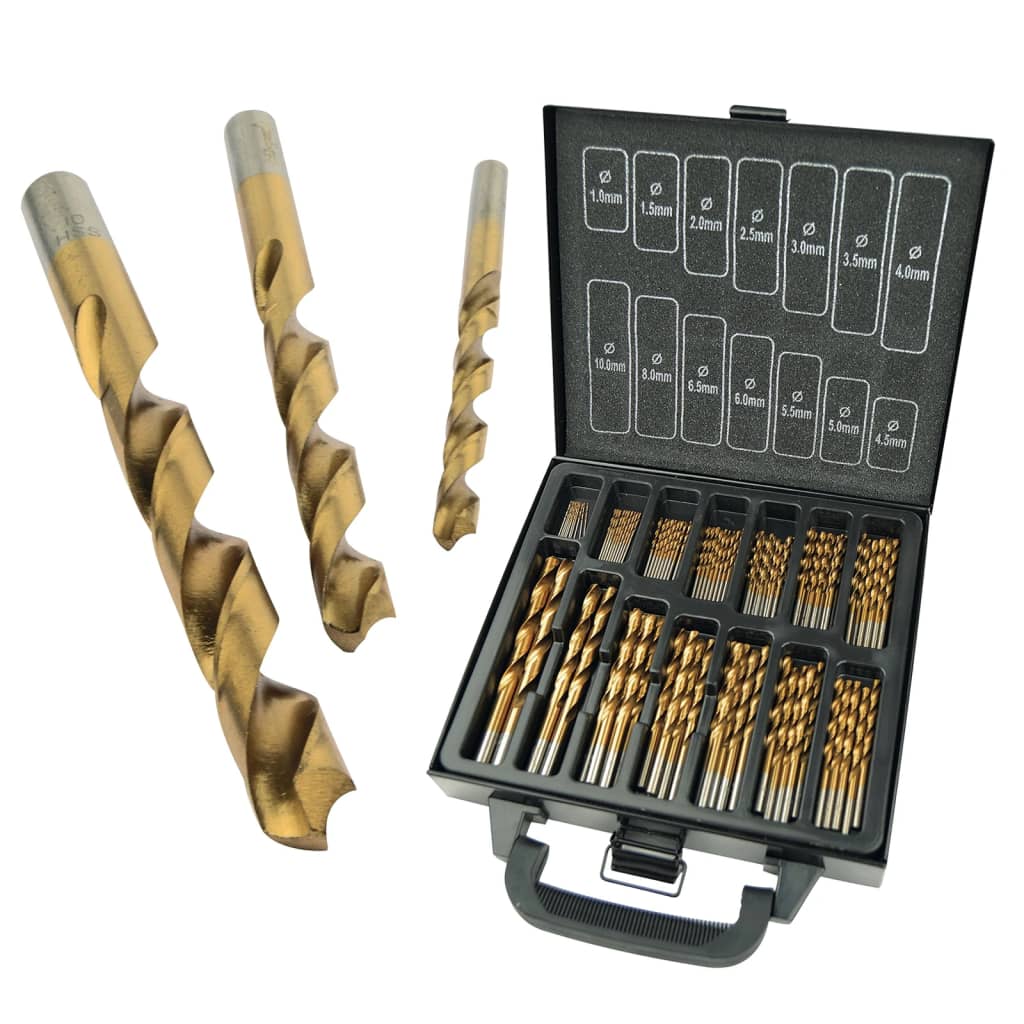 Br�_�”_der Mannesmann 99 Piece HSS Drill Set Titanium