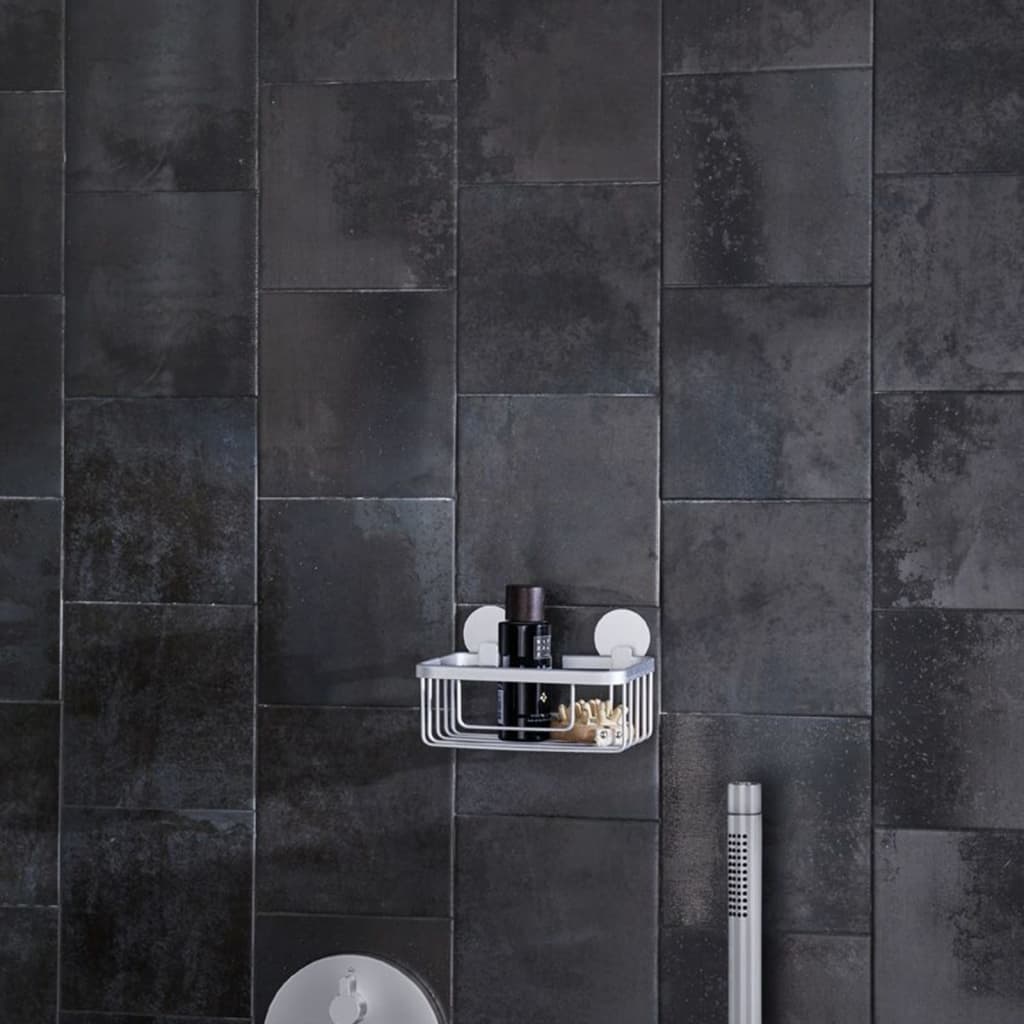 Kleine Wolke Shower Rack Rectangular Rocco Aluminium