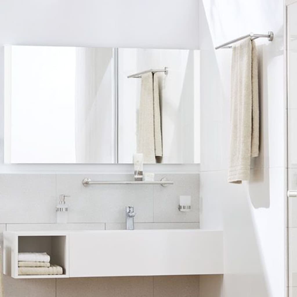 Kleine Wolke Double Towel Rail Allegra Chrome