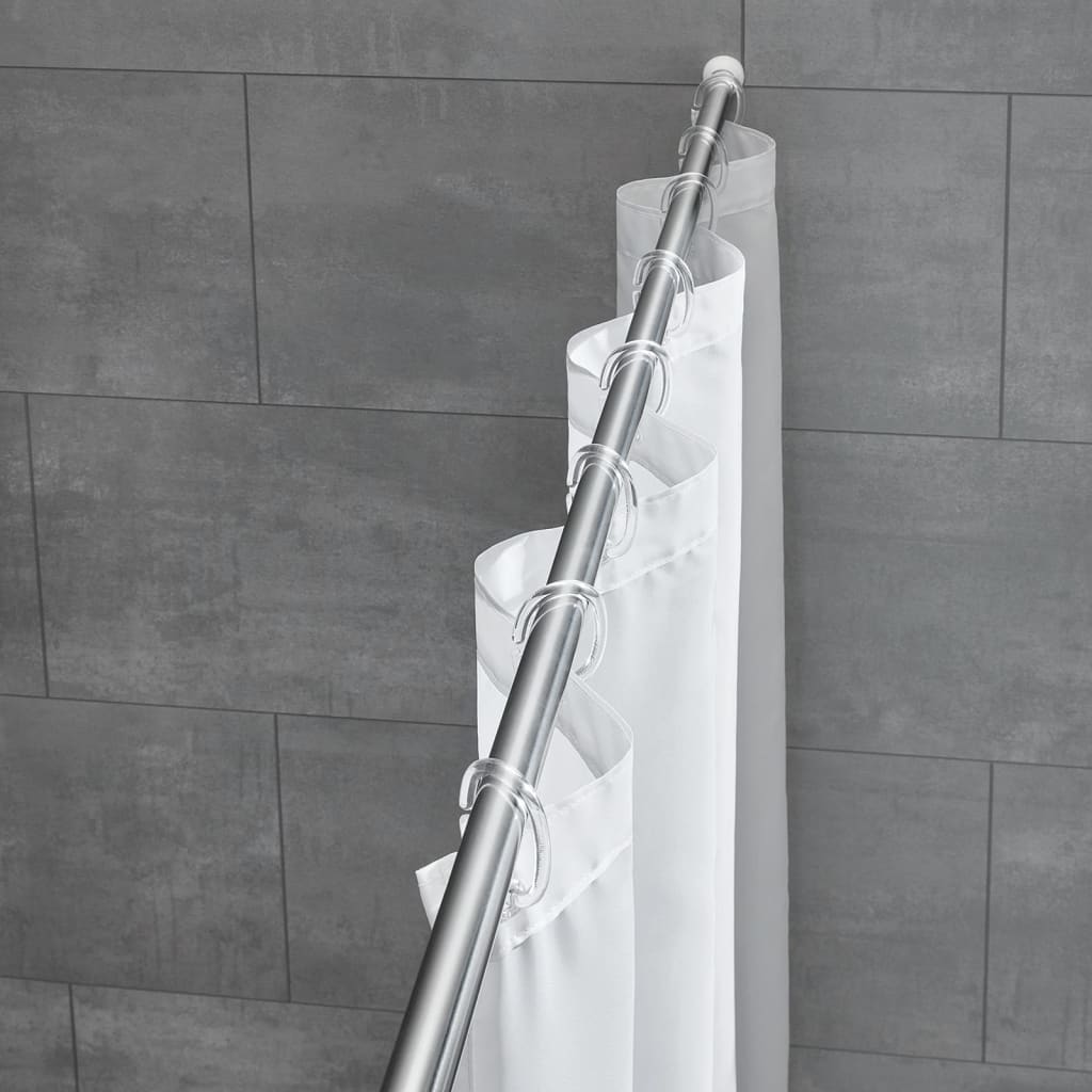 Kleine Wolke Telescopic Shower Curtain Rod 125-220 cm Chrome