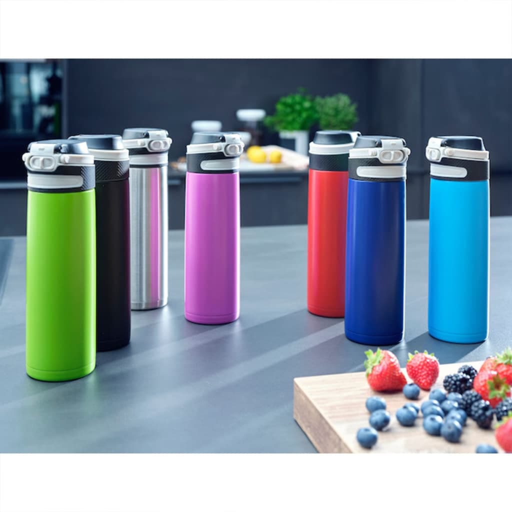 Leifheit Thermos Bottle Flip 600 ml Water Blue