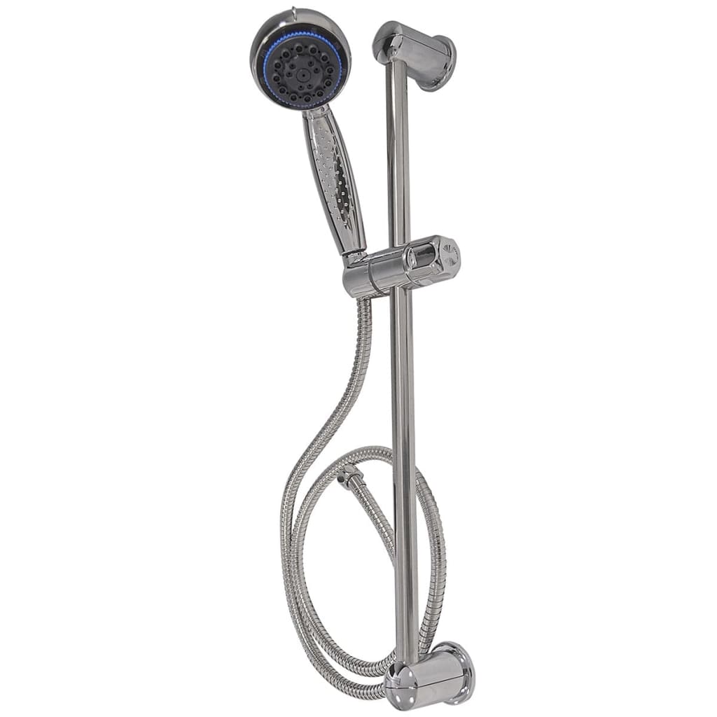 RIDDER Massaging Showerhead Set with 8 Settings Cura��_ao Chrome 91120
