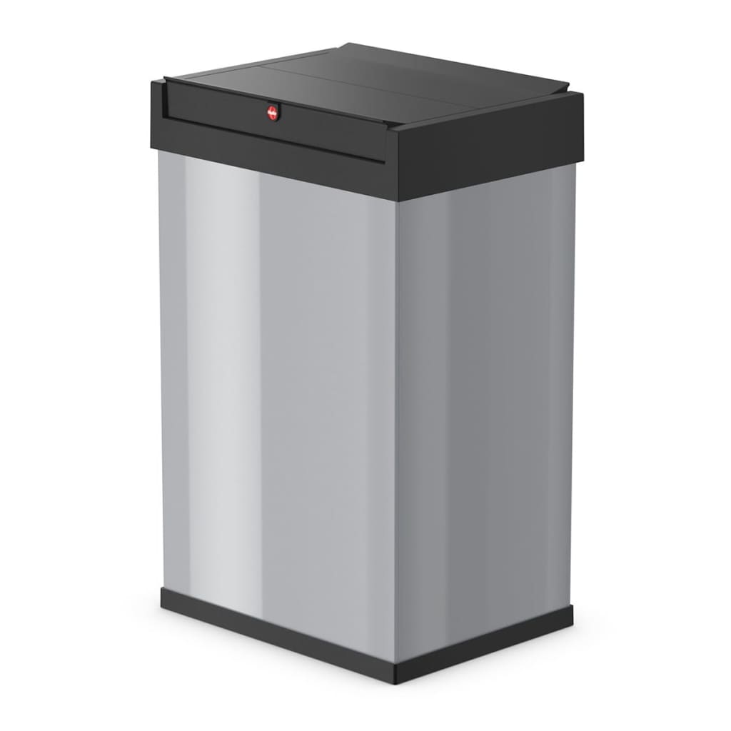 Hailo Waste Bin Big-Box Swing Size L 35 L Silver 0840-121