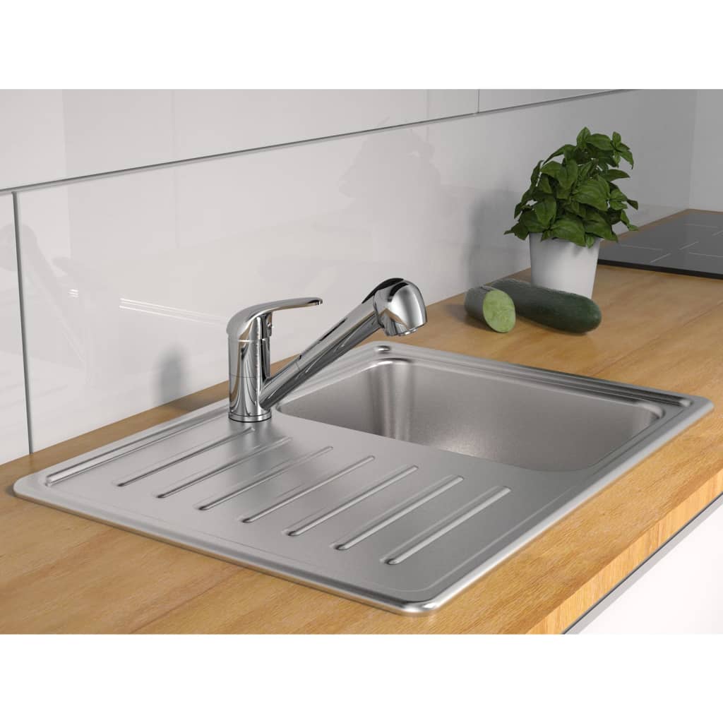 SCH�␏TTE Sink Mixer with Pull-out Spray FALCON Chrome