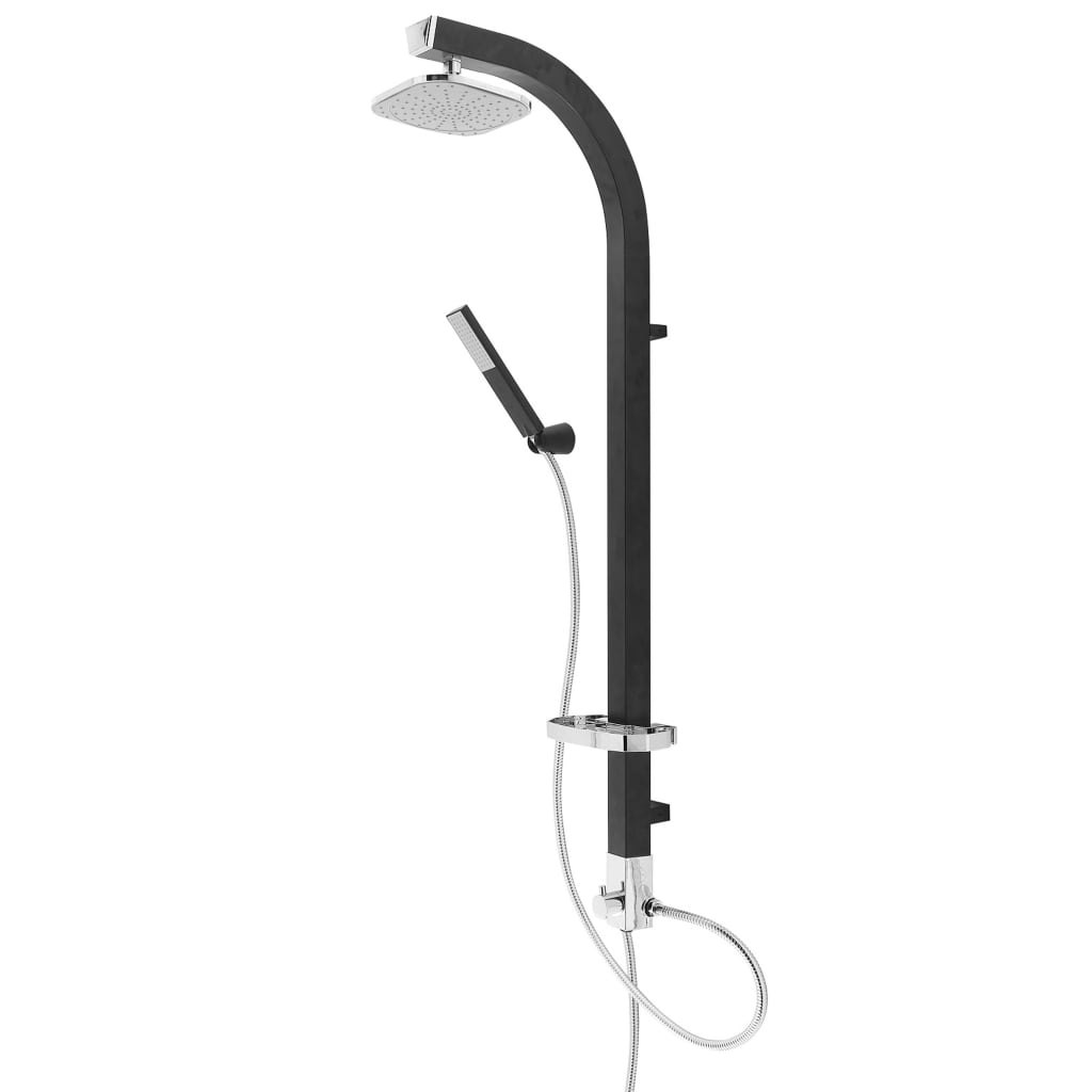 SCH�_�”��TTE Overhead Shower Set MADAGASKAR Black-Chrome