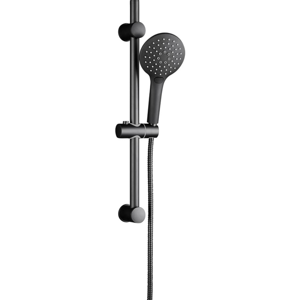 SCH�_�”��TTE Shower Bar Set RAVEN Matt Black