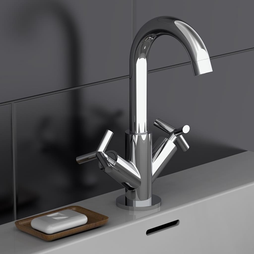SCHÌÏTTE 2-Handle Basin Mixer ELIOT Chrome