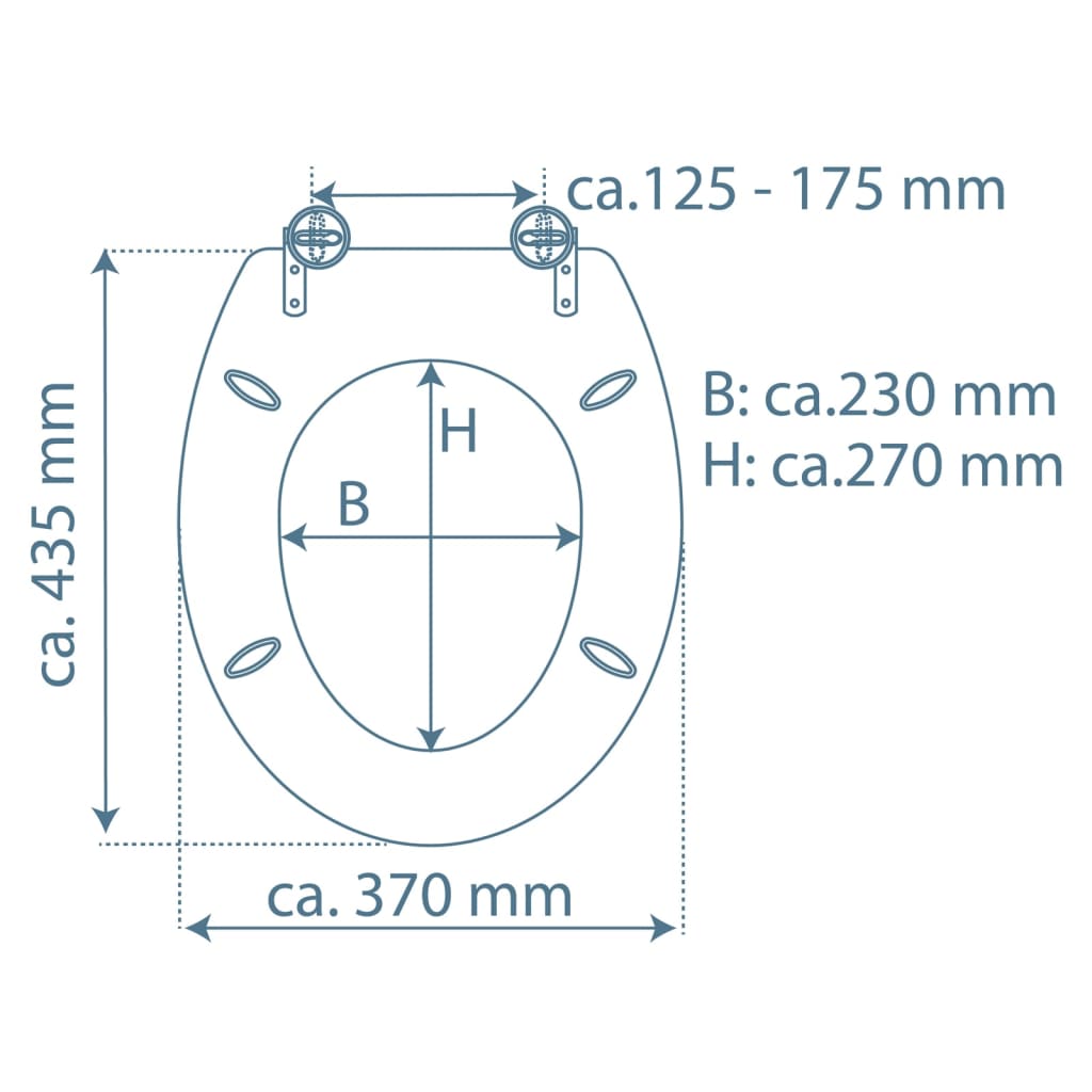 SCH�_�”��TTE Toilet Seat WATER LILY MDF