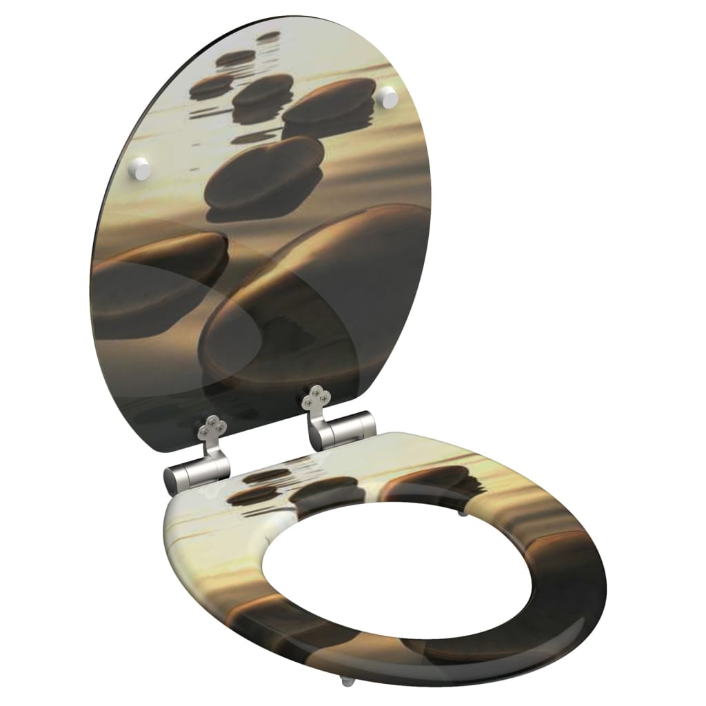 SCHÌÏTTE Toilet Seat with Soft-Close SEA STONE