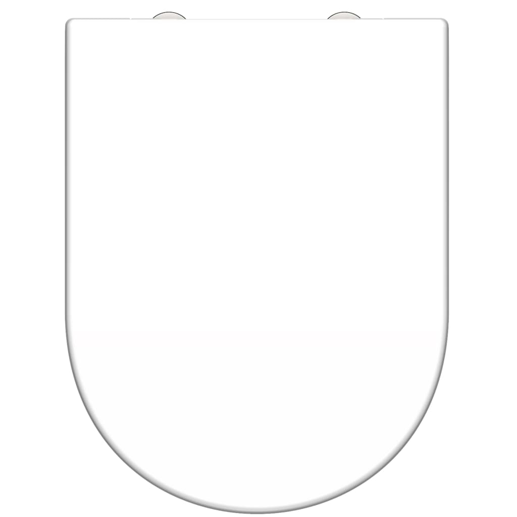 SCH�␏TTE Duroplast Toilet Seat WHITE D-shape