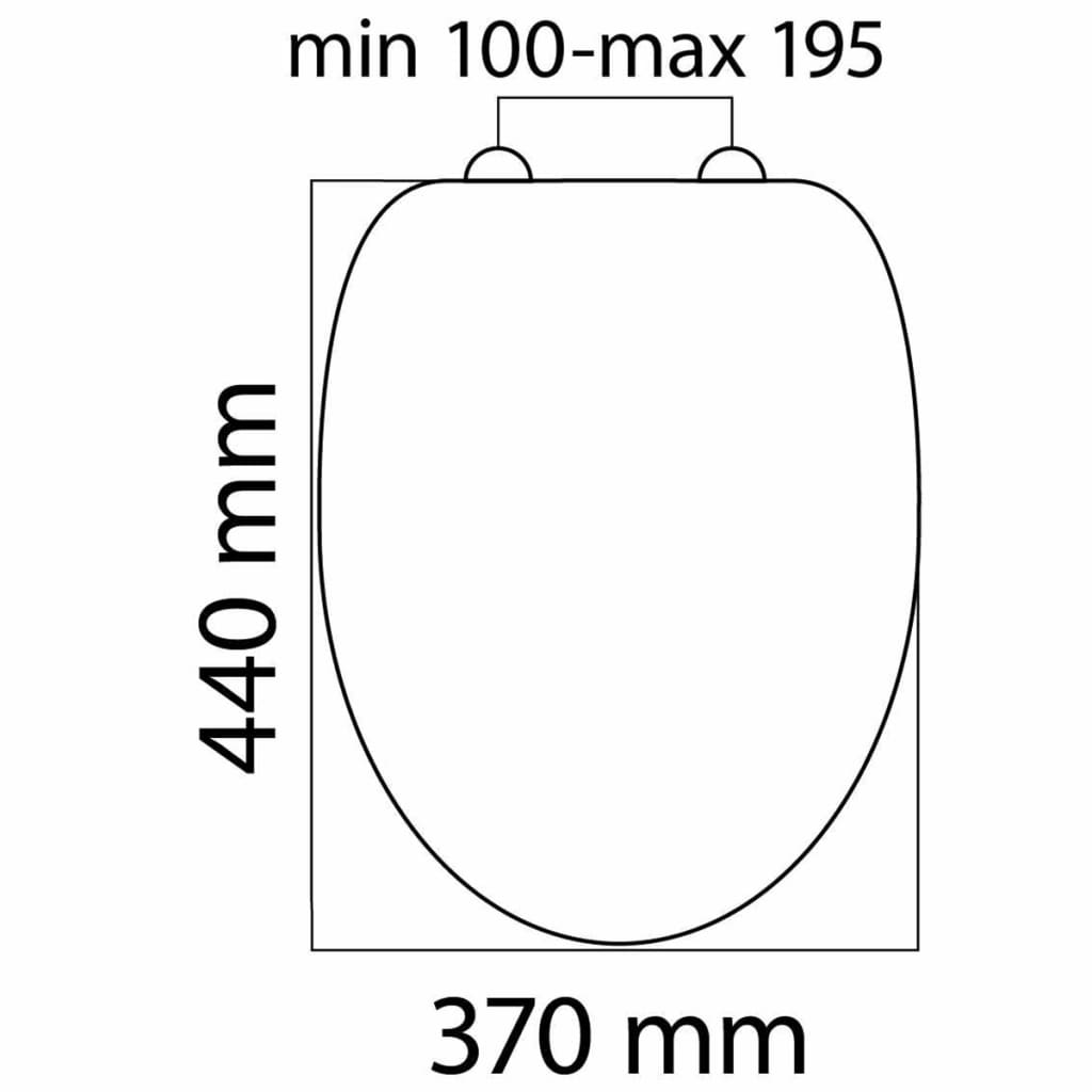 Tiger Soft-Close Toilet Seat Reno MDF White 252350646