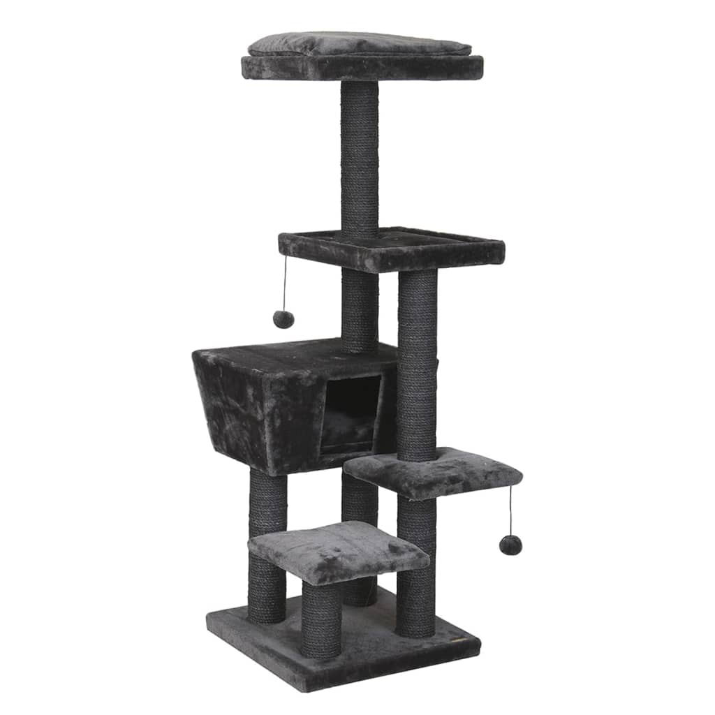 Ebi Cat Scratching Tree North Dakota 48x48x141 cm Grey