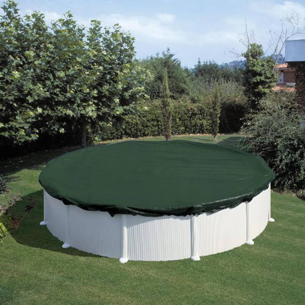 Summer Fun Winter Pool Cover Round 460 cm PVC Green