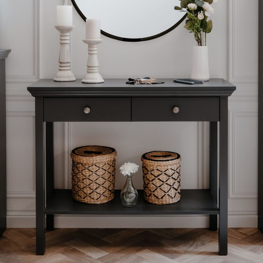 Finori Console Table Vera 44 Anthracite Grey