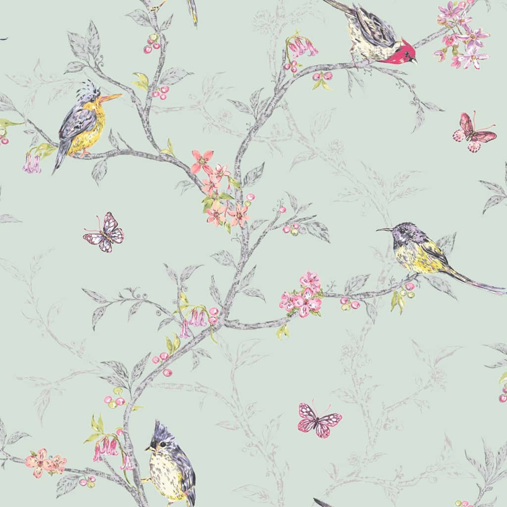 DUTCH WALLCOVERINGS Wallpaper Phoebe Mint