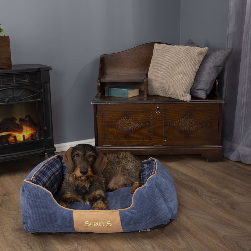 Scruffs Box Bed Highland Blue S
