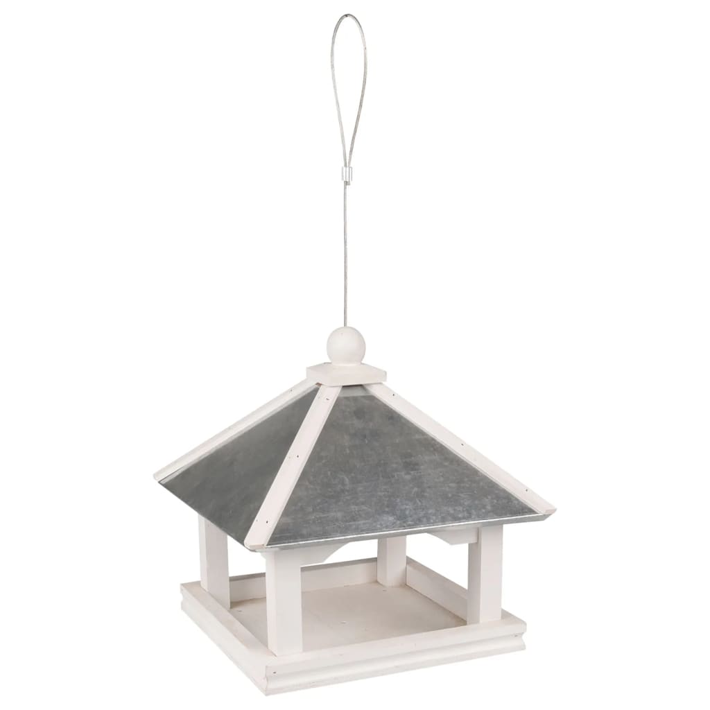 FLAMINGO Bird Table Thindra Wood White and Grey