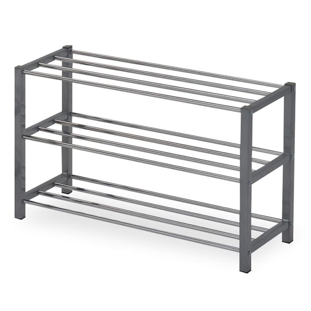 Rousseau Shoe Rack Sam Metal Grey