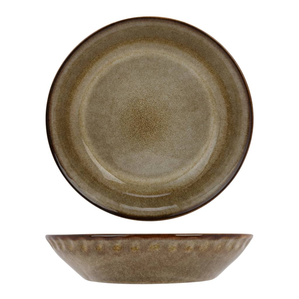 Cosy & Trendy Deep Plate Araki Hazel 4 pcs �_�”�_21.5 cm Brown