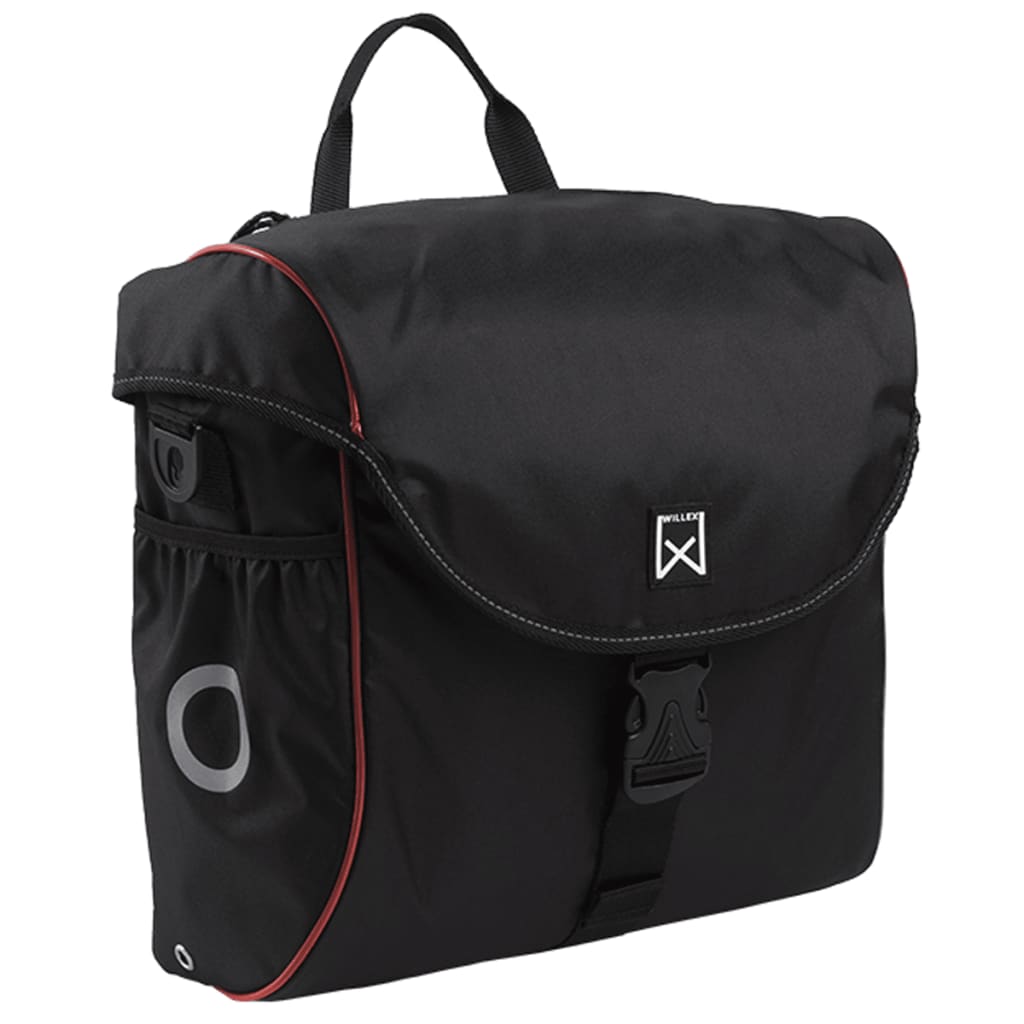 Willex Bicycle Pannier 19 L Black and Red 16005