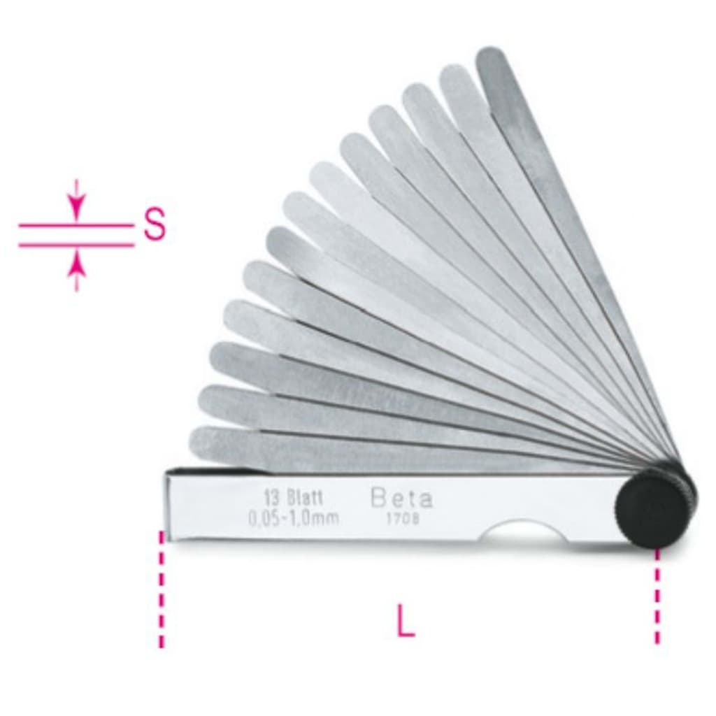 Beta Tools Metric Feeler Gauge 1708/20