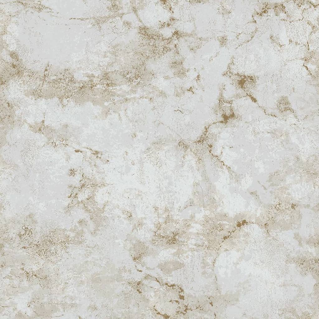 Noordwand Wallpaper Friends & Coffee Marble Concrete Grey and Metallic