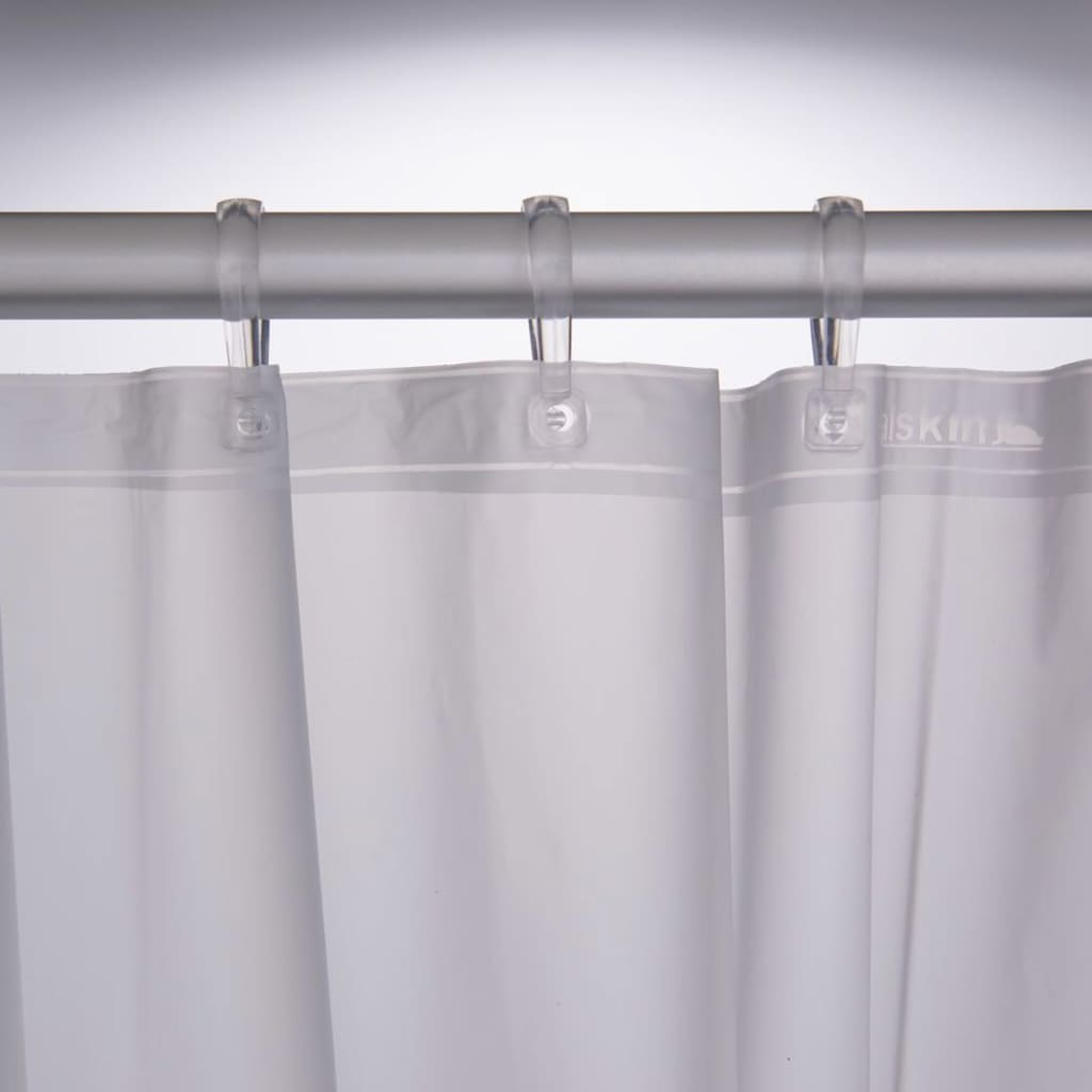 Sealskin Shower Curtain Sayings 180x200 cm White and Black