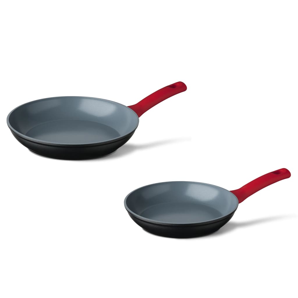 CUISINOX 2 Piece Frying Pan Set Red