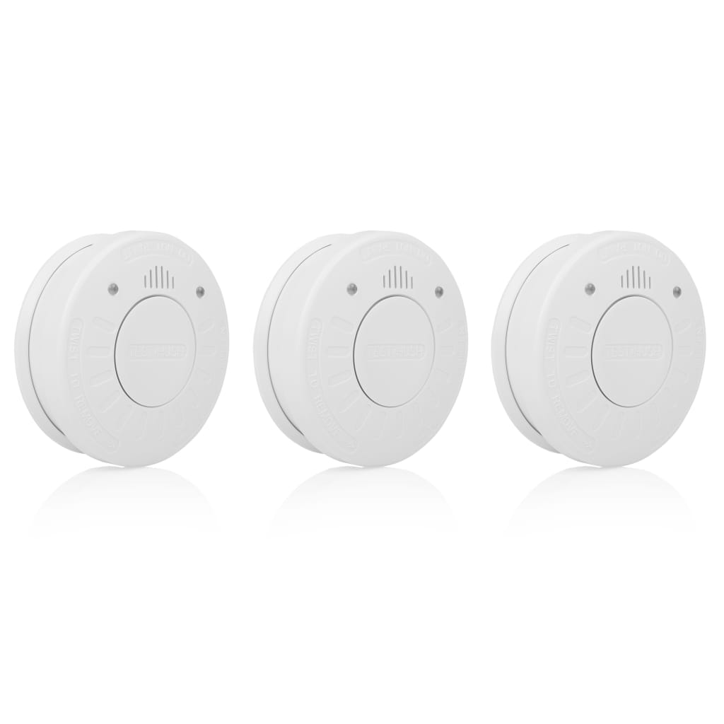 Smartwares Smoke Alarms 3 pcs 10x10x3,3 cm White