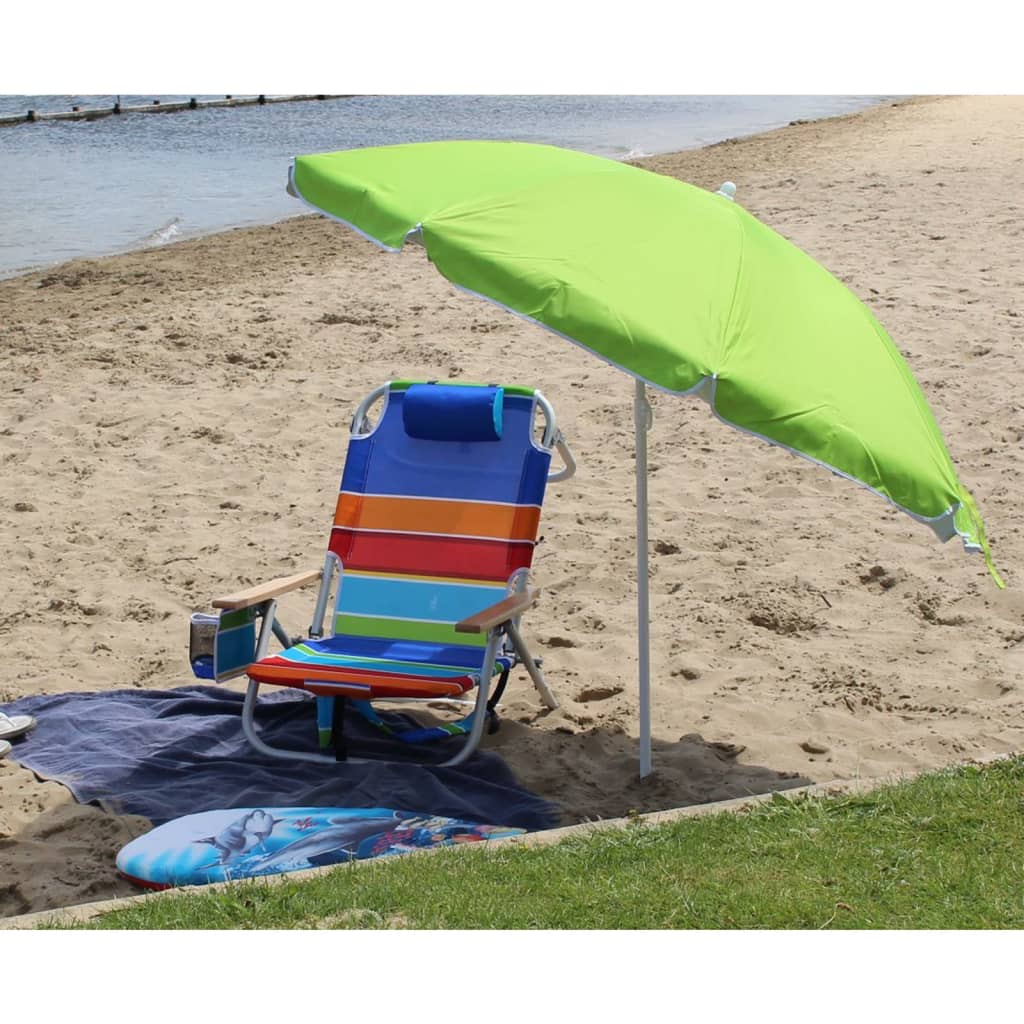 Eurotrail Beach Umbrella UPF 50+ Green