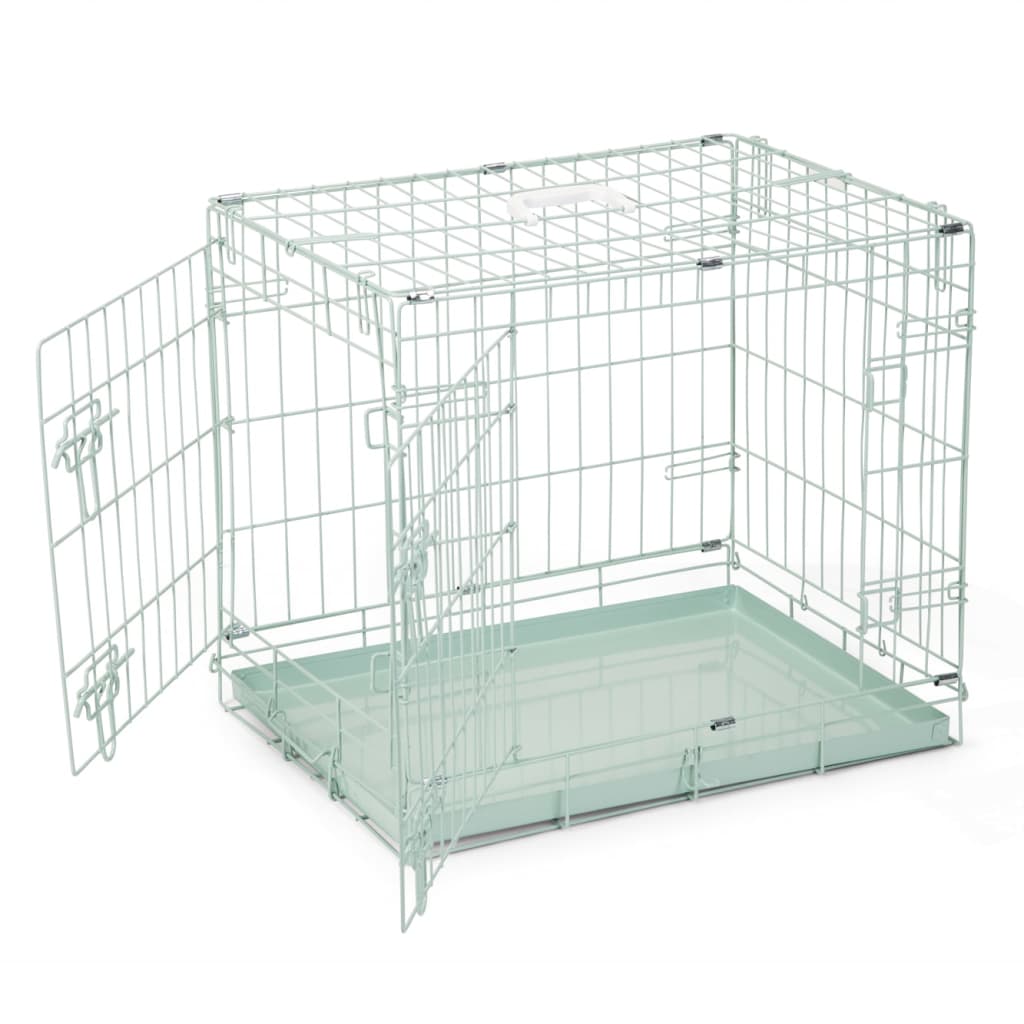 Beeztees Dog Crate 62x44x49 cm Green