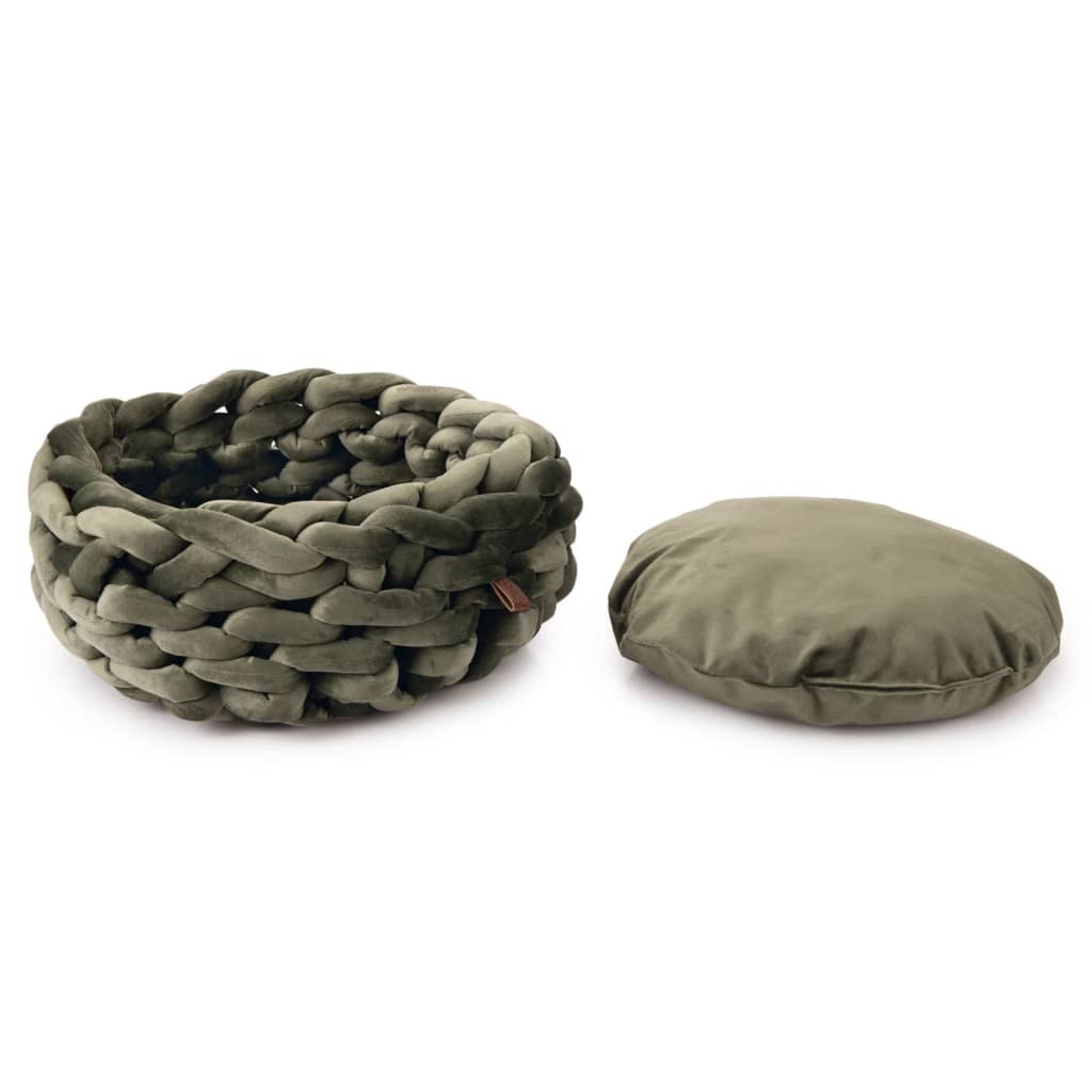 Designed by Lotte Cat Basket Ziba Green 40x15 cm