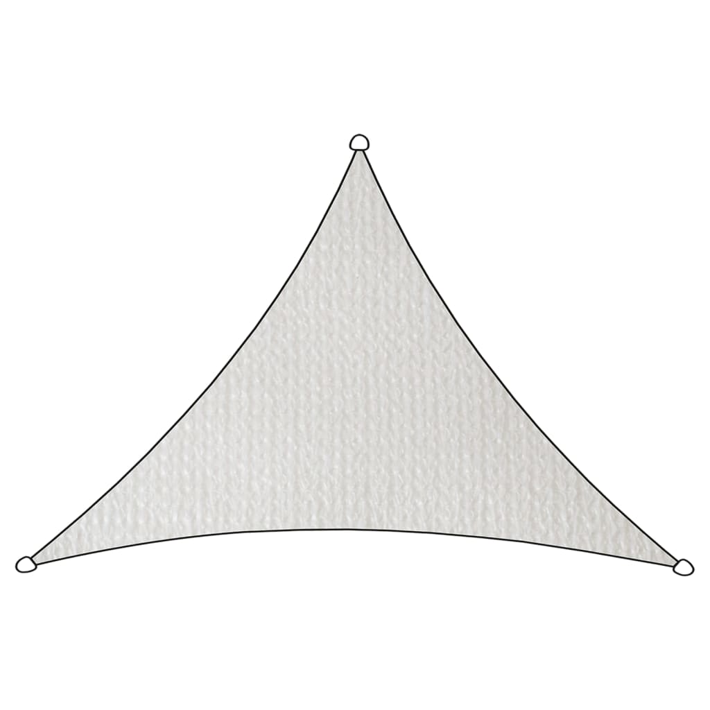 Livin'outdoor Shade Cloth Iseo HDPE Triangle 3x2.5x2.5 m White