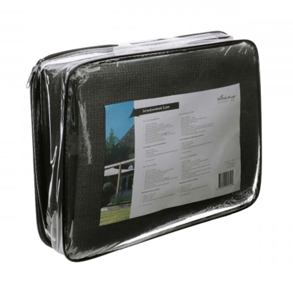 Livin'outdoor Shade Cloth Iseo HDPE Triangle 3.6x3.6x3.6 m Grey