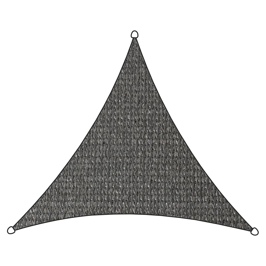 Livin'outdoor Shade Cloth Iseo HDPE Triangle 5x5x5 m Grey