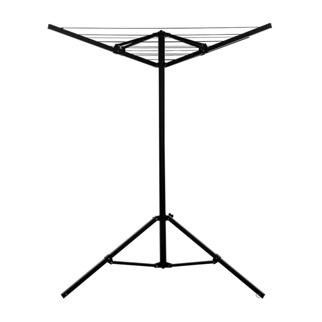 Travellife Rotary Drying Rack 110x158 cm Black