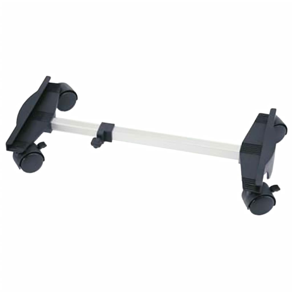 Qlima Room Stove Trolley Chariot 35-57.5 cm Black and Silver
