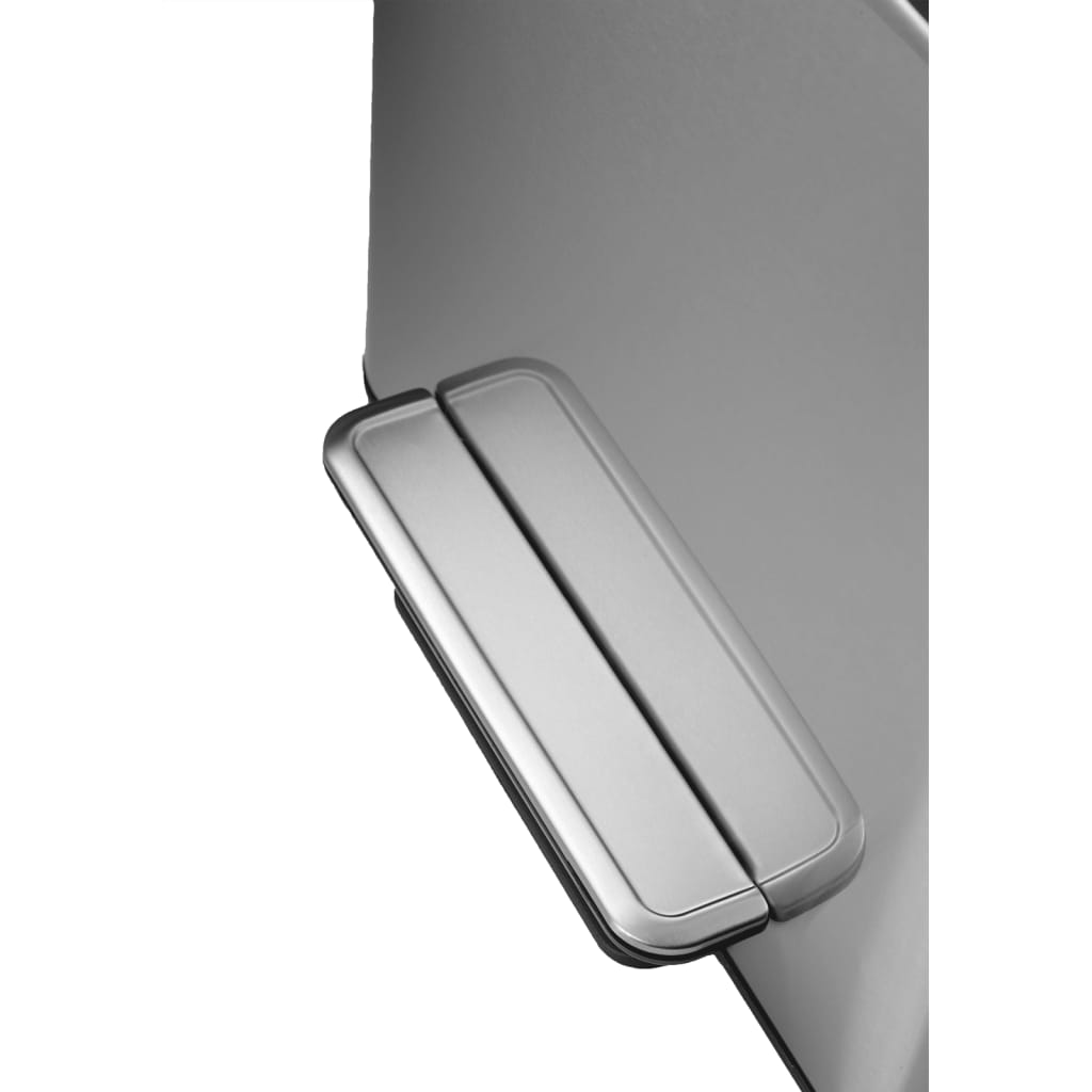 EKO Pedal Bin EcoCasa 2x15 L Matte Silver