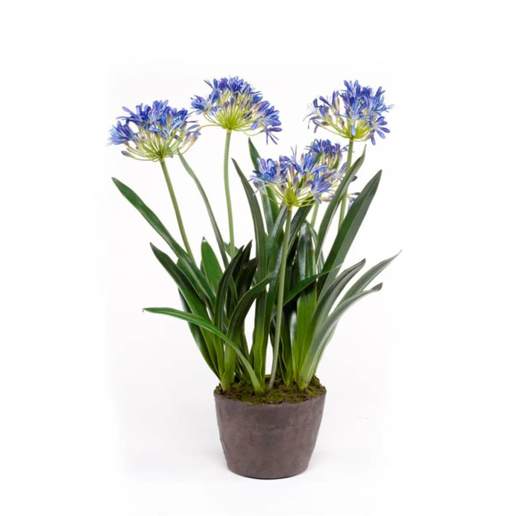 Emerald Artificial Agapanthus 75 cm Blue