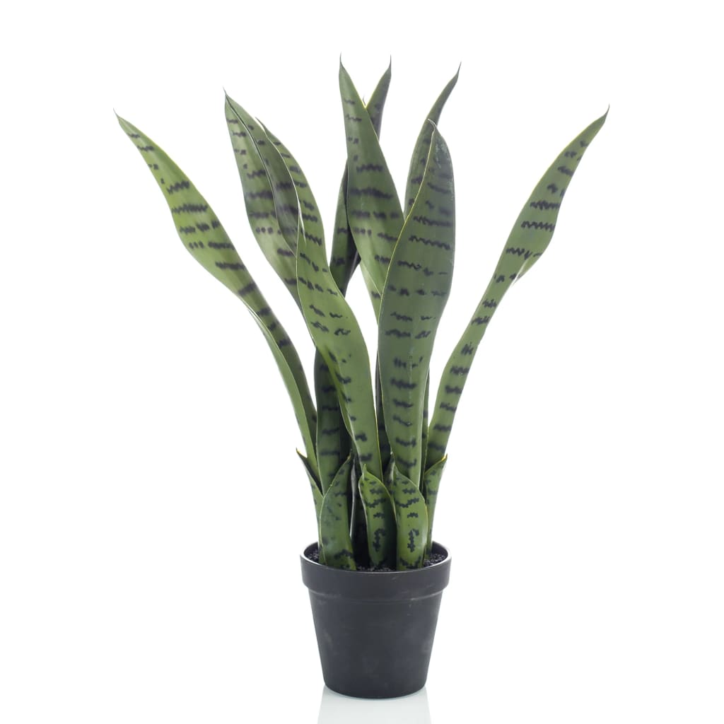 Emerald Artificial Sansevieria 55 cm in Pot