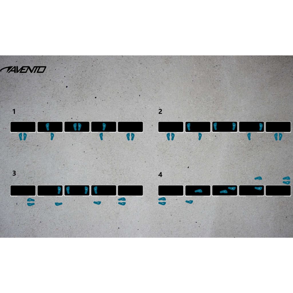 Avento Fitness Step Small 66x25x15cm