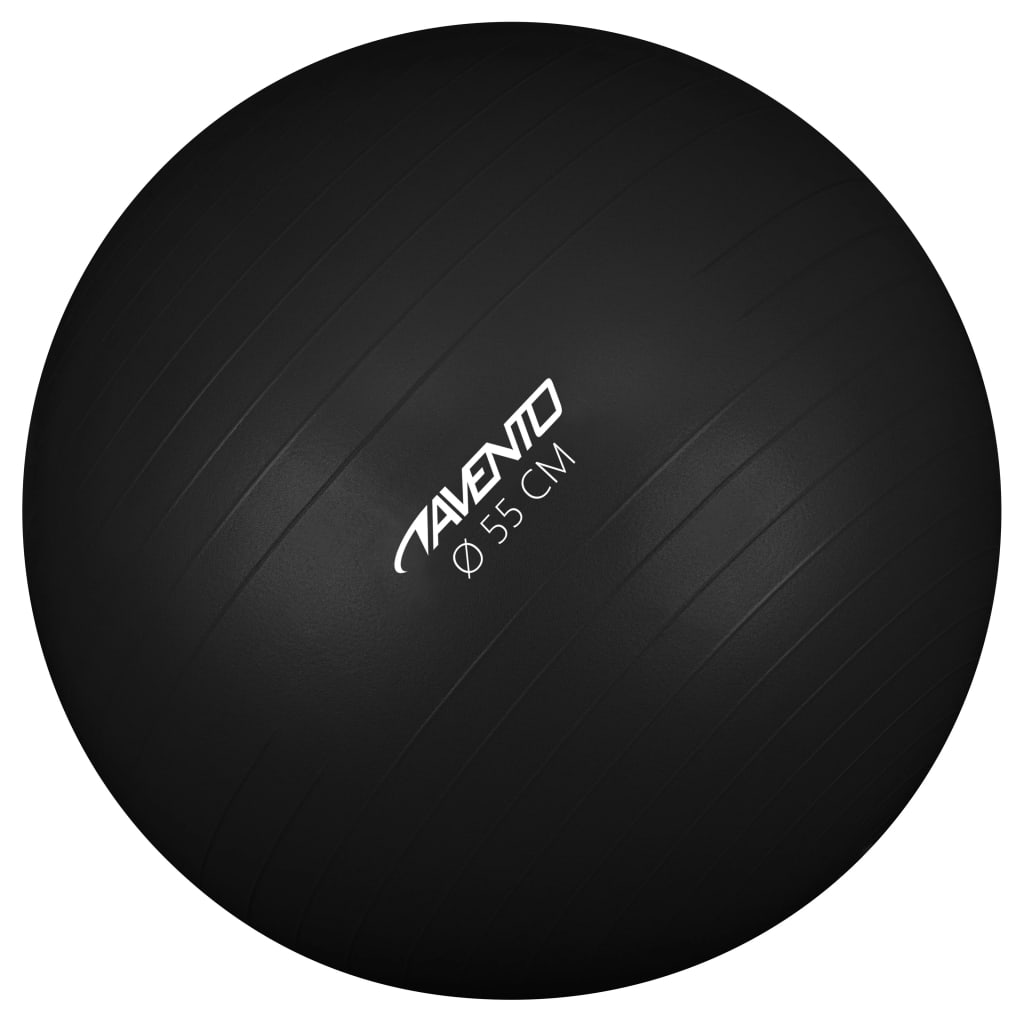Avento Fitness/Gym Ball Dia. 55 cm Black