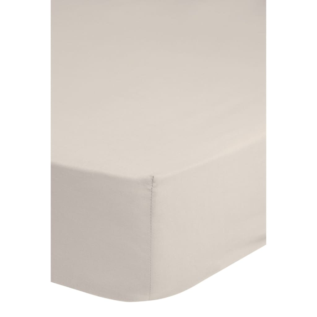 Good Morning Fitted Sheet 90x200 cm Light Beige