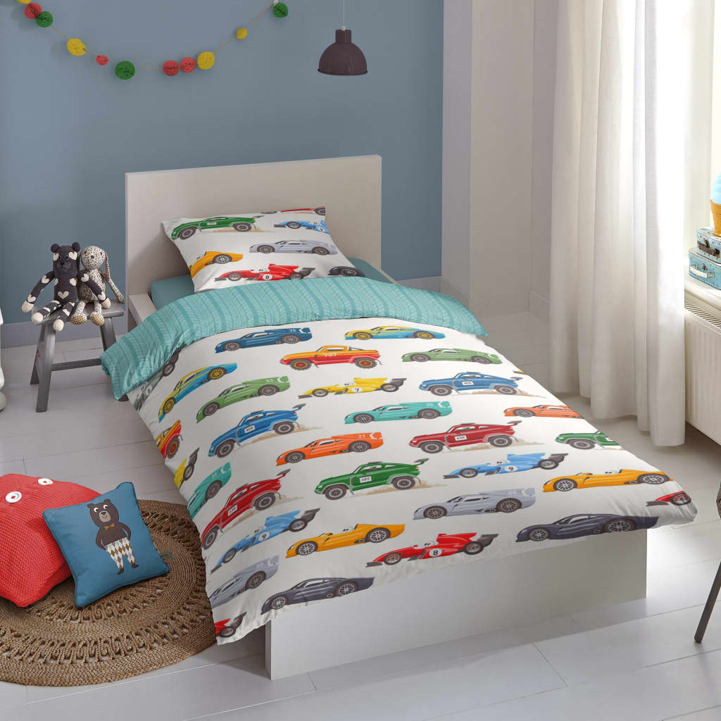 Good Morning Kids Duvet Cover Race 140x200/220 cm